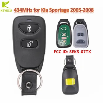 KEYECU Relacement Smart keyless Tālvadības Atslēgu Fob 2 Pogas 434MHz par Kia Sportage 2005. - 2008. gadam FCC ID: SEKS-07TX