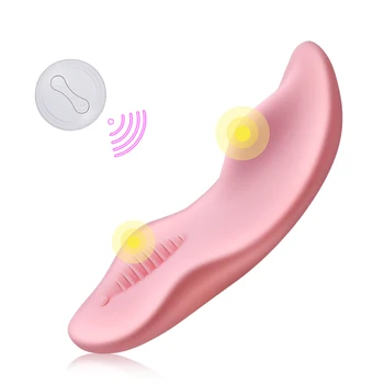 Khalesex Klitora Stimulators ar Bezvadu Tālvadības Biksīšu Valkājamas Vibrators Neredzams Vibrējošais Ola Pieaugušo Seksa rotaļlietas Sievietēm