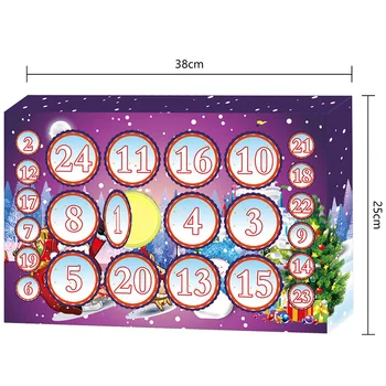Kids Ziemassvētku Adventes Kalendārs DIY Komplektu Gļotas Kristāla Dubļu 2020. Gadam Brīvdienu Komplekts Meitenēm Zēniem H88F