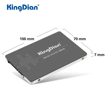 KingDian 2.5 SATA3 ssd 128gb 512 gb un 256 gb ssd hdd Cietais Disks SATA Internal Solid State Drives