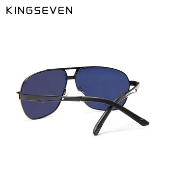 KINGSEVEN Zīmola Dizainere Polarizētās Saulesbrilles Vīriešiem Braukšanas Alumīnija Rāmis Ceļo Saules Brilles Vīriešu Briļļu Oculos Gafas