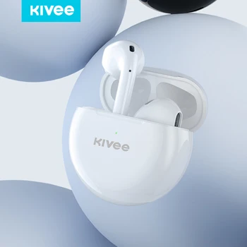 Kivee TW59 Bezvadu Austiņas Bluetooth 5.0 Austiņas Touch Kontroli Sporta TWS Austiņu HiFi Stereo In-ear Austiņas Ar Mikrofonu
