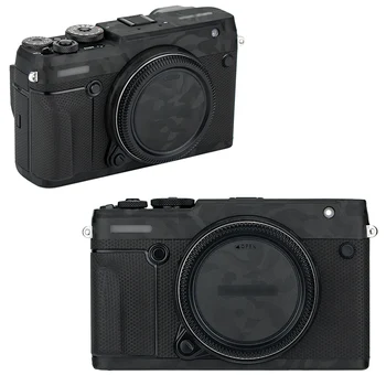 Kivi Anti-Scratch Kameras korpusa Uzlīmes Aizsardzības Ādas Filmu Komplektu, par Fujifilm Fuji GFX 50R Anti-Slaidu Ādas Vāciņš Ēnu Melns