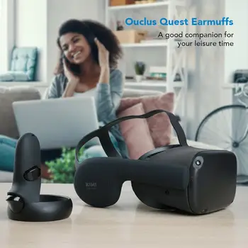 KIVI dizaina Silikona Ausu austiņas, Lai Oculus Quest/ Quest 2 VR Austiņas Ar Uzlabotu Skaņas Risinājums Quest 2 (1 Pāris)