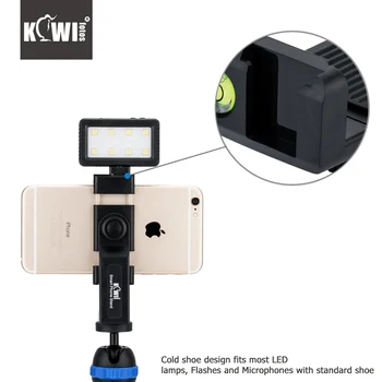 KIVI Smart Tālrunis, Mini Statīvs Statīvs 360 Grādiem Turētājs Klipu ar Standarta Apavu iPhone/HUAWEI/MI/Samsung Mobilais Tālrunis