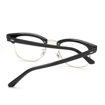 Klasiskā Kaķu Acu Brilles Rāmis Modes Gafas Transparente Sievietēm, Optiskās Brilles Rāmis Vīriešu Pusi Rāmi, Viltus Laukumā Brilles Rāmis