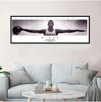 Klasiskās Kobe Bryant Plakātu Dekoratīvās Glezniecības Audekla Sienas Māksla Dzīvojamā Istabā Karājas Glezna, Guļamistaba, Eļļas Glezna Basketbola Zvaigzne
