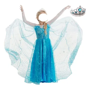 Kleita Meitenēm Halloween Kostīmu Lomu Tērpiem roupas menina infantil Bērniem, Meitene 4 10Y Princese Kleitas
