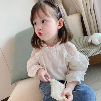 Kleita Meitenēm Vasaras Bērnu Apģērbu Salds korejas Īsām piedurknēm O-veida kakla Kawaii Cute Karikatūra Modes 2-7 Gadiem Ir 2021. Jaunas