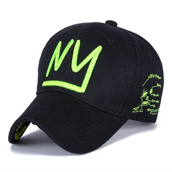 KLIMATA New York, NY Cepuri klp Vīriešiem Atdzist NY Galvaskausa Beisbola cepure NY City 3D Logo Hip Hop Atdzist Regulējams Sporta Cepures Cepure Vīriešiem, Jauniešiem