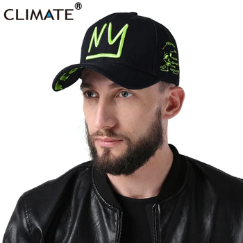 KLIMATA New York, NY Cepuri klp Vīriešiem Atdzist NY Galvaskausa Beisbola cepure NY City 3D Logo Hip Hop Atdzist Regulējams Sporta Cepures Cepure Vīriešiem, Jauniešiem