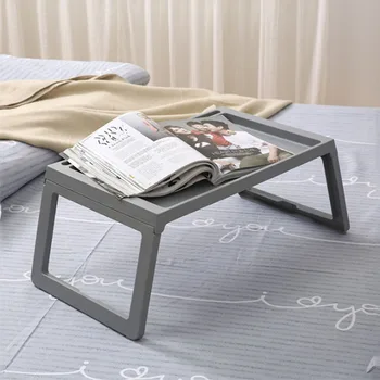 Klēpjdators galda gulta salokāma slinks maza datora galda, maza ēdamgalda plastmasas vienkārši kopmītnē studentu rakstāmgalds guļamistaba, dīvāns