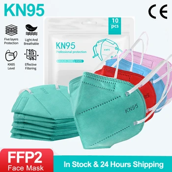 KN95 sejas maska ffp2 Sejas Maskas ≧95% Filtrs PM2.5 Elpojošs kn95 fpp2 Mutes maska, Higiēnas sertificēts Aizsardzības FFP2Mask kn95
