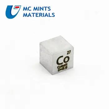 Kobalta Cube Elements Co Metāla Savākšanas Hobiji Lab Zinātne Eksperiments Periodiskā Tabula Augsta Tīrība Destilācijas 10x10x10mm
