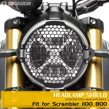 KODASKIN Motocikla Priekšējo Lukturu Aizsardzības Vāciņu Piederumi Ducati Scrambler 1100 Scrambler 800-2018