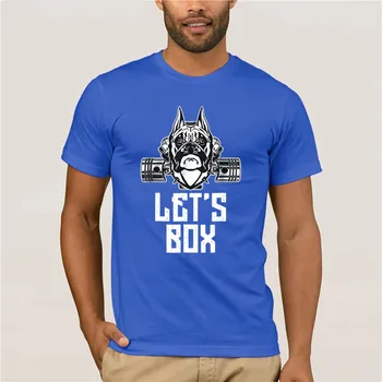 Kokvilnas apaļu kakla foršs cilvēks, T-kreklu Boxer Dzinēja Auto suns Mehānisko Moderns Radošs Grafiskais T-krekls Top