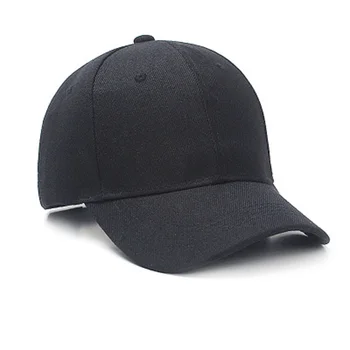 Kokvilnas neitrāls beisbola cepure tīrtoņa krāsu elpojošs snapback cepures regulējams pāris beisbola cepure saules cepure Tētis Cepuri F69