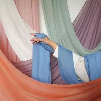 Kokvilnas Sieviešu Hijabs Dāmas Vienkāršu, Cietiem Ilgi Galvas Lakatu, Šalli Sieviešu Ikdienas Wrap Hijab Vienkāršā Musulmaņu 185cm*100cm
