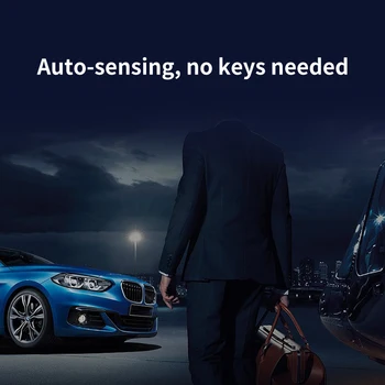 Komforta piekļuves keyless ieceļošanas BMW F10 F11 5 sērijas automašīnu signalizācijas sistēma, centrālā komplektam durvju slēdzenes ar kick, lai atvērtu durvis funkcija