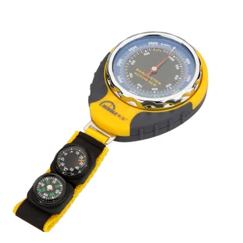 Komplekti 4 1 Mini Digital Kompass, Altimetrs Termometrs Barometrs Āra Kempings Aprīkojums, Pārgājienu Tūrisms