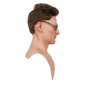 KOOMIHO Jaunākās Eiropas Sejas Bell Jaunatnes Reāli medicīniskā silikona galvas vāka maska Roku darbs Grims Transpersonu Maska Cosplay