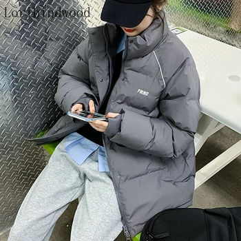 Korejas dūnu jaka sieviešu jauno pāri īss punktā zaudēt INS web slavenību sabiezējums maizes sieviešu jakas