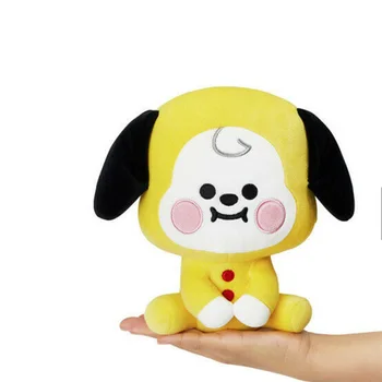 Korejas Kpop Plīša Rotaļlietas Jauki Dzīvnieku Atuffed Lelle Kawaii Anime Pildījumu Rotaļlieta Suns, Trusis Plīša Dāvanu Meitene Mazulis Sēž Lelles 20CM