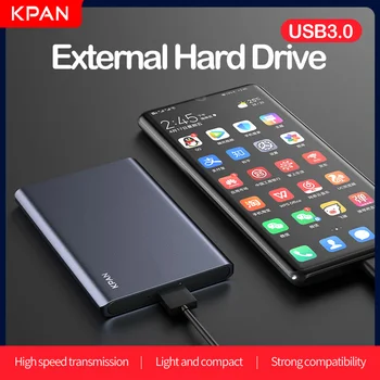 KPAN HDD 2.5 Metāla ārējo cieto Disku USB3.0 disco duro externo 1 tb Cieto disku uz Xbox Viens, Xbox 360, PS4,Mac, Galddatoru, Klēpjdatoru