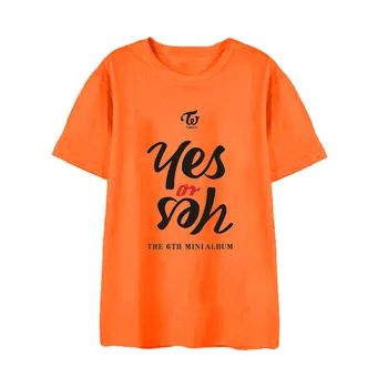 Kpop DIVREIZ Mimi 6. Jā vai Jā Albumu Krekli Hip Hop Gadījuma Vaļīga Apģērba T T Krekls ar Īsām Piedurknēm Topi, T-kreklu DX870