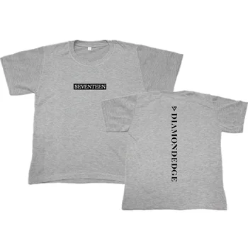 Kpop SEPTIŅPADSMIT DIMANTA MALU Albumu Krekli Hip Hop Gadījuma Vaļīga Apģērba T T Krekls ar Īsām Piedurknēm Topi, T-kreklu DX516