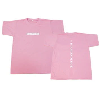 Kpop SEPTIŅPADSMIT DIMANTA MALU Albumu Krekli Hip Hop Gadījuma Vaļīga Apģērba T T Krekls ar Īsām Piedurknēm Topi, T-kreklu DX516
