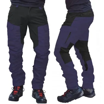 Kravas Bikses Darba Bikses Vīriešiem Savienoti Multi Kabatas Plus Lieluma Krāsas Bloka Āra Sporta Kombinezons Gadījuma Vīriešu Modes 2020
