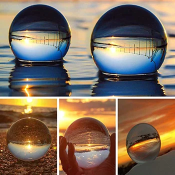 Kristāla Bumbu, Optiskā Stikla Atstarojošs Jomās K9 Kristāla Lode Bumbu Dekoru Fotogrāfijas Bumbu, Skaidrs, Sazinieties Žonglē Bumbu