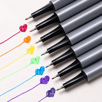 Krāsa 0.44 mm Paraksts Pildspalvu Komplekts 20 24 48 72 102 Krāsas Animācija Skiču Glezniecības Mākslas Alkohola Animācija Otu, Krāsu Pildspalvas, Kancelejas