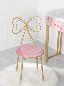 Krēsls viesistabas Krēsli Metāla Butterfly Loku Atzveltni veido Ēdamistabas Krēsls, Galds, Krēsli кресло для отдыха chaises Salle Menedžeris