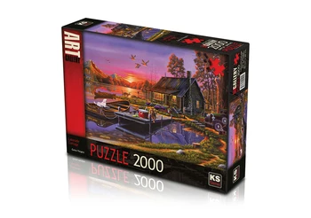 Ks Spēles, 2000 Gabals Lakeside Cottage Puzzle 22502