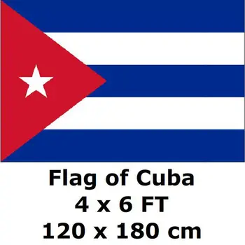 Kubas Karogu, 120 x 180 cm Poliestera 100D Liels, Liels Kubas Karogu Un Baneri Valsts Karoga Valsts Banner