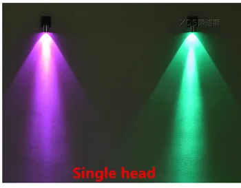 Kubikmetru krāsu iekštelpu LED sienas lampa alumīnija sienas lampas modernās mājās apdare apgaismojums, 3W/6W 85-265V vannas istaba KTV koridors