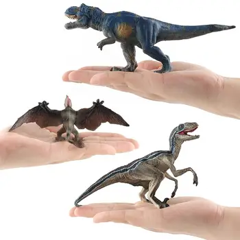 Kuulee Bērniem Dinozaura Modelis Rotaļlietu Jurassic Park Filmu Dzīvnieku Attēls Tyrannosaurus Rex Raptor Mājas/Auto/Bookshelf Apdare