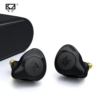 KZ S2 1BA+1DD Hyrbid Vadītāja TWS Taisnība Bezvadu Earbuds Bluetooth V5.0 Austiņas Austiņas Trokšņa Slāpēšanas Touch Kontroli KZ S1 S2 Z1