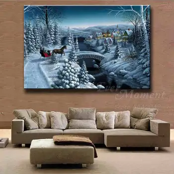 Kādreiz Brīdi Dimanta Glezna Ziemassvētku Sniega Māju Sveķu Pilnu Kvadrātu Izšuvumu Mozaīkas Urbt Roku darbs, kas Dzīvo Apdare S2F2545