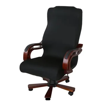 L Izmēra Cieto Spandex Biroja krēsls segtu Datoru elastīgs krēslā Slipcovers sēdekļa Roku Krēslu Pārvalki Stiept Rotējošo Lift& M izmērs
