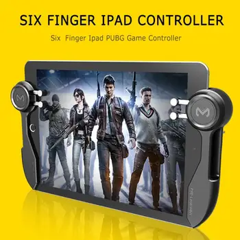 L1R1 Sešu Pirkstu Mērķis Pogu Izraisīt Kursorsviru, Lai PUBG Spēle Kontrolieris iPad Planšetdatoru neslīdoša Anti-sviedri, Augsta jutība