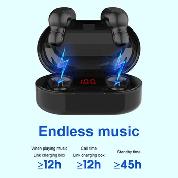 L22 TWS Mini Bluetooth Bezvadu Austiņas Stereo Earbuds Trokšņa HIFI Ūdensizturīgs Bass Skaņas Sporta Austiņas Xiaomi Iphone, Huawei