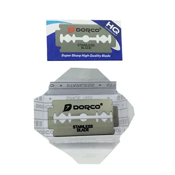 Labas Kvalitātes, 100 gab. iepakojumā Dorco Platīna ST300 Nerūsējošā Tērauda Double Edge Blade Drošības žilete