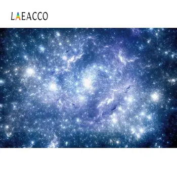 Laeacco Zvaigžņotām Galaxy Spoži Mirdzēt Star Baby Pētījums Mājas Puse, Fotogrāfijā Fona Foto Fons, Photocall Photostuido