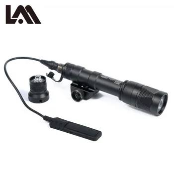 LAMBUL M600V ir Gaismu Scout NV Medību Nakts Attīstību LED Lukturīti, Armas Taktiskās Infrasarkano staru Ieroci Gaismas Āra Sporta