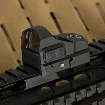 LAMBUL Taktiskās Venom Red dot Sight Pistole, kuru Mērķis Colt 1911 Gloks Medību Jomu Redzes Mount Hologrāfiskā Reflex sight