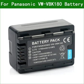 LANFULANG VW-VBK180 Akumulators Un akumulatora Lādētājs Panasonic SDR-S50 SDR-H95 HDC-TM55 HDC-TM60 HDC-TM90 HC-V500