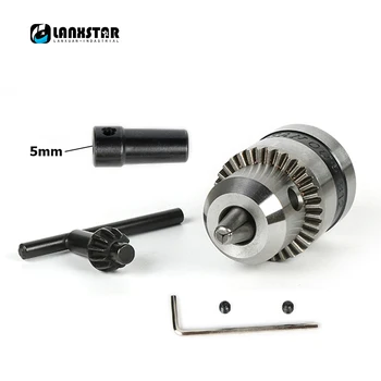 Lanxstar B12 Collet Ddiameter 1.0-10mm Mini DIY Virpu Čaks PCB Mini Urbšanas Mašīna, 5mm Motora Vārpsta